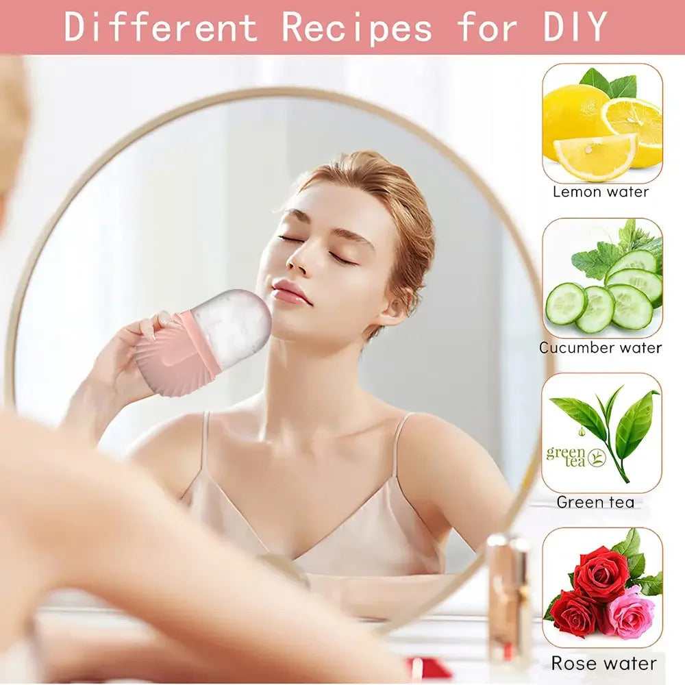 Ice Roller & Gua Sha Face Tool Set